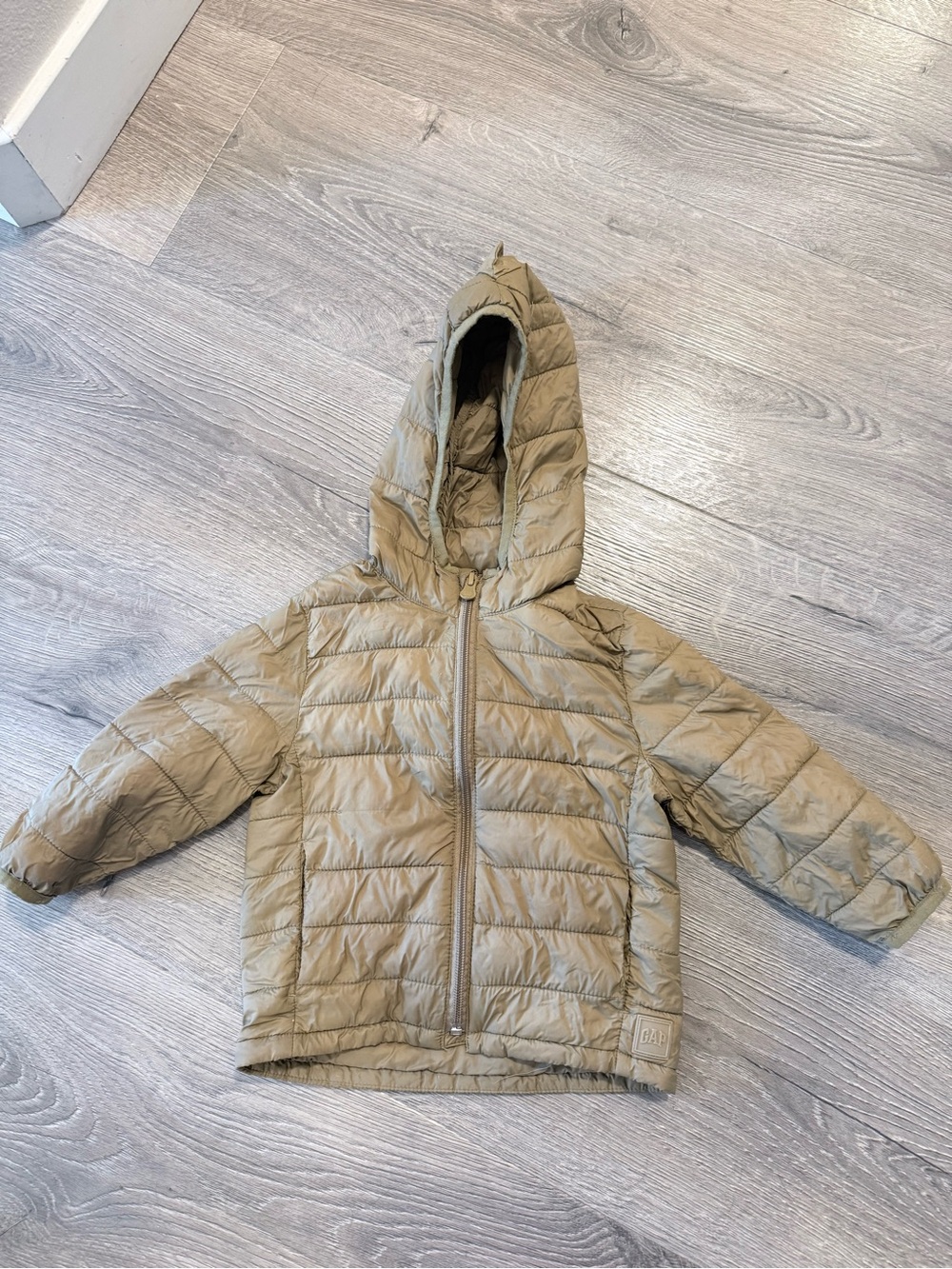 GAP Kids Lightweight Hooded Puffer Jacket